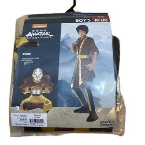 Nickelodeon Avatar Costume Zuko NWT Kids Medium 8 Boys Youth